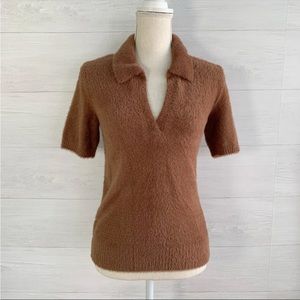 Anthropologie month, V-neck for polo top XS